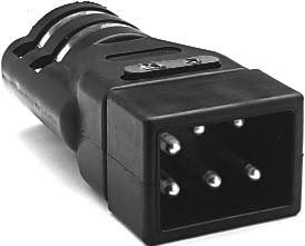 Aircraft ground power plug (LPA 2)