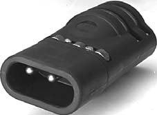 Aircraft ground power plug (LPA)
